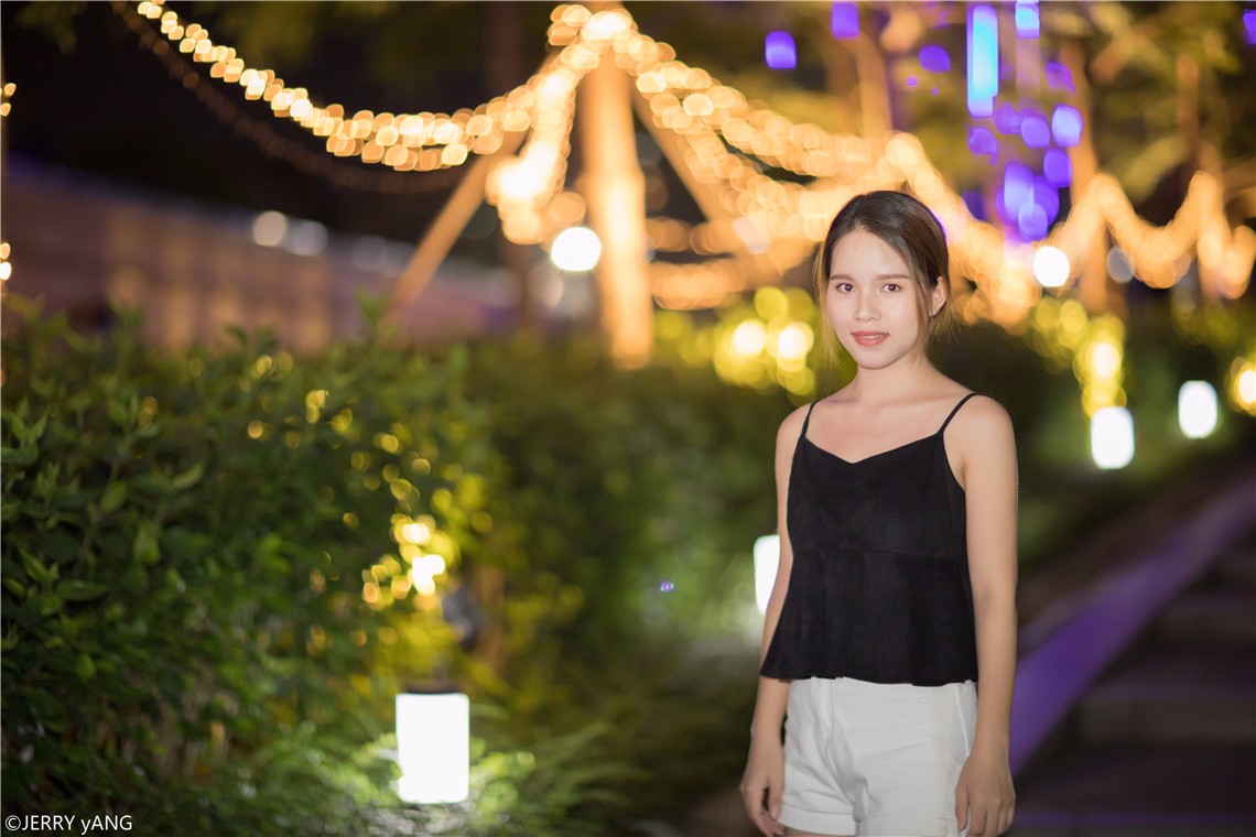 夜景人像,夜景人像拍攝,深圳攝影師約拍